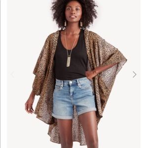 Sole society leopard kimono
